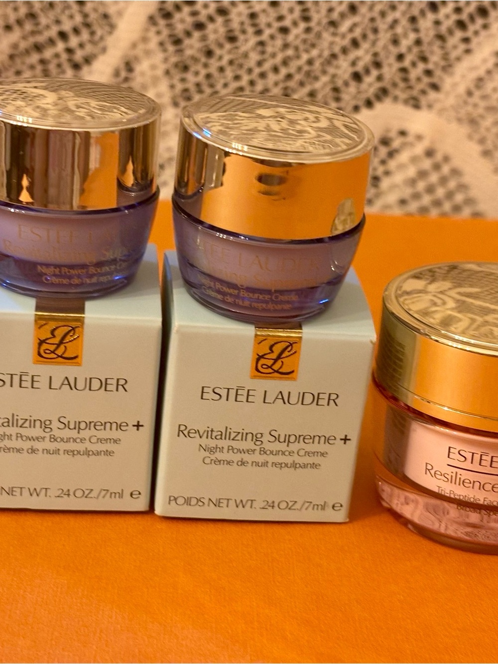 Estee Lauder Revitalizing Supreme+ Night Cream&Resilience Milo-Effect Creme Set